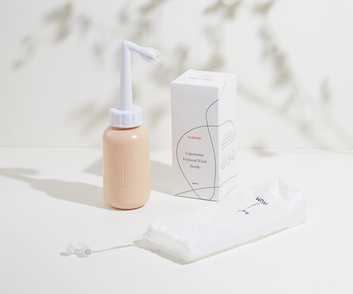 Postpartum Ergonomic Peri Bottle | Perineal Care Essential – Bare Mum